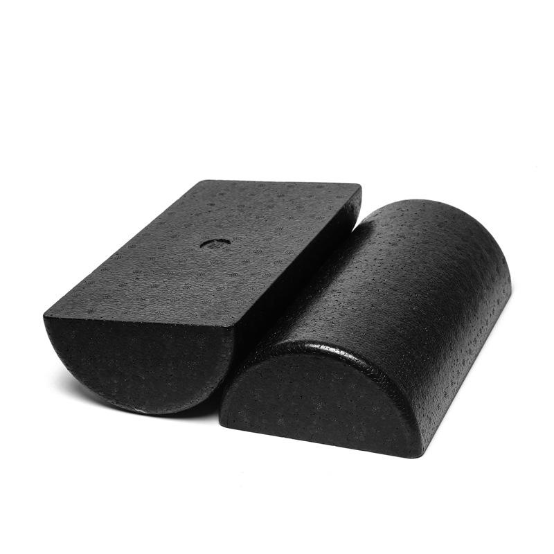 EPP Semicircular Foam Roller Yoga Brick - Black
