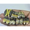 18-25 MM Natural Bumble Bee Jasper Pair Mix Cabochon Gemstone 7 Pair Lot C-763