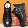 [Genuine Leather Cowhide] Winter Genuine Leather Thickened Wool Warm Cotton Shoes Men's High-top Casual Non-slip Cotton Boots