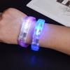 Pack Of 6 Glowing Bracelets for Children Parties Acrylic LED Light Up Wristbands Accessory Festival Giveaways Jewelry