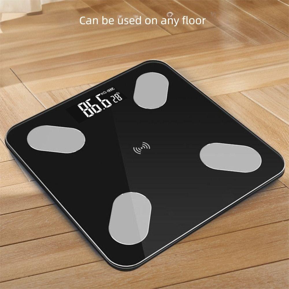 Bluetooth Connection Electronic Scales LCD Body Composition Analyzer Smart Body Weight Fat Scale