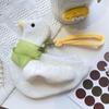Animal Plush Duck Coin Purse Zipper Cartoon Wrist Bag Portable Animal Handbag  Female/Children