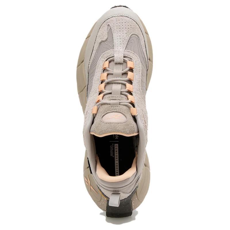 Reebok ZIG KINETICA 2.5 EDGE Водонепроницаемые и дышащие кроссовки с низким верхом для повседневной носки и трейлраннинга, унисекс, кроссовки светло-бежевого цвета 100074669