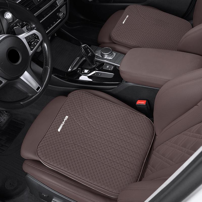 AAVH1 Ice Silk Car Seat Cushion 6CM Thick Sponge Pad Tire Valve Cap For Mercedes Benz AMG GLE GLS CLA CLE GLC CLS GLA W223 W213 W206