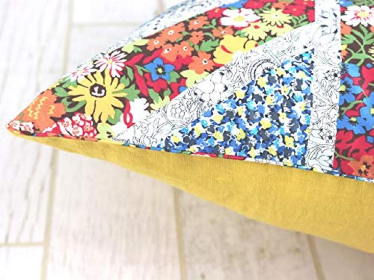 FLORET LONDON Подушка Union Yellow [LIBERTY PRINT] Наволочка, 45x45см, Джек,