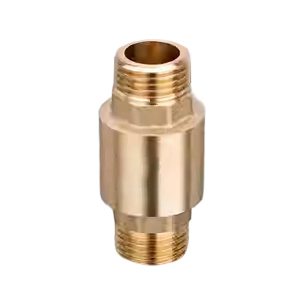 1 Inch Brass None Return Valves With Reinforced Structure Bidirectional Seal Technology For Pipe Safety Industrial Use