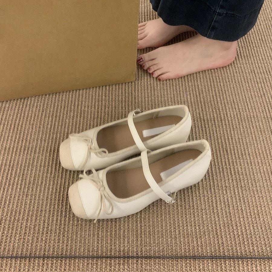 Балетки серебристые с внутренней платформой, женская обувь 2025 новая, французские весенние туфли Мэри Джейн в стиле «маленькая ароматная нежность»