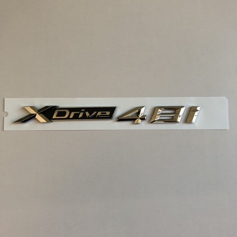 Suitable for BMW door displacement side badge x1 x4 x5 x6 x3 modification fender XDrive35i emblem car sticker tn2
