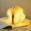 3D светодиодная книжная лампа, USB-перезаряжаемая ночная лампа, 3 цвета, складная настольная лампа, креативная светодиодная магнитная лампа, портативное освещение для стола