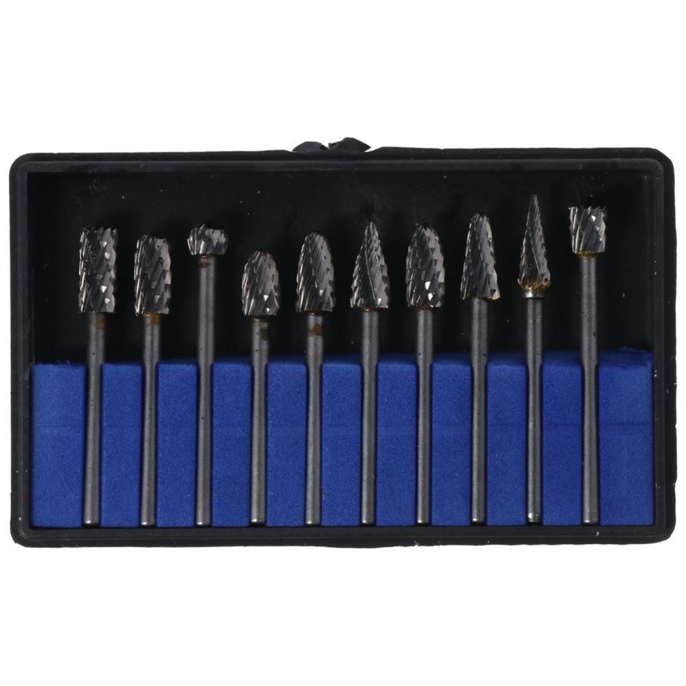 Электрическая шлифовальная головка из карбида вольфрамовой стали для фрезерного станка Dremel Burr Drill Bits Rotary Tool