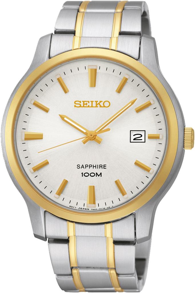 Seiko Neo Classic Кварцевые Сапфировые 100М SGEH42 SGEH42P1 SGEH42P Часы Мужские