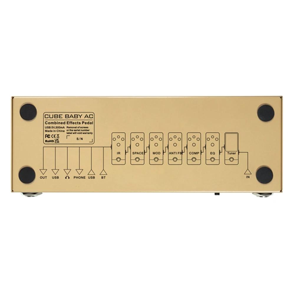 Переменный ток: 9 импульсных откликов кабинетов + эквалайзер | Студийный центр для акустического гитариста | Звукозаписывающая установка с перезаряжаемым аккумулятором, обеспечивающим до 12 часов работы