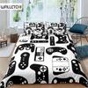 Главная Жизнь Роскошный 3D игровой контроллер Комплект постельного белья Удобный пододеяльник Комплект постельного белья для детей Размеры Queen и King EU/US/AU/UK