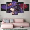 5 Panel Hd Video Game Genshin Impact Girl Pictures Wall Art Modular Poster Print Modern Canvas Living Room Home Decor Painting