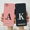 Чехол для Xiaomi Redmi 4A Redmi 5A Redmi 4X Милые Заглавные Буквы Квадратный Силиконовый Мягкий Чехол Для Xiaomi Redmi 4A 5A 4X Чехлы для Телефона