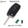 433MHz 4D63 Chip 3 Buttons Flip Remote Control Key For Ford Focus Fiesta 2013 Case With HU101 Blade