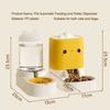 Automatic Cat Feeder Convenient Dog Feeder Cute Pet Water Dispenser  for Cats and Dogs