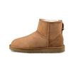 UGG CLASSIC MINI Медвежонок Мокко Новое Поступление Коробка Овчина Термо Водонепроницаемые Короткие Снегоступы Женские Коричневые 1016222-CHE(Команда-)