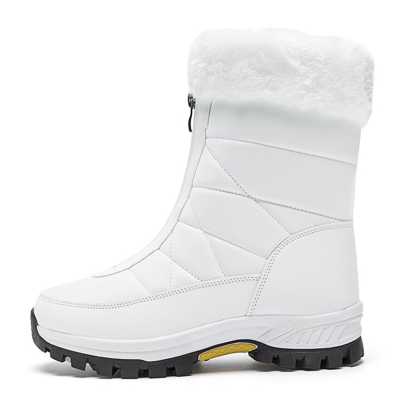 35-42women's High-top Cotton Shoes Boots Large-size Outdoor Anti-slip Waterproof Women's Snow Boots