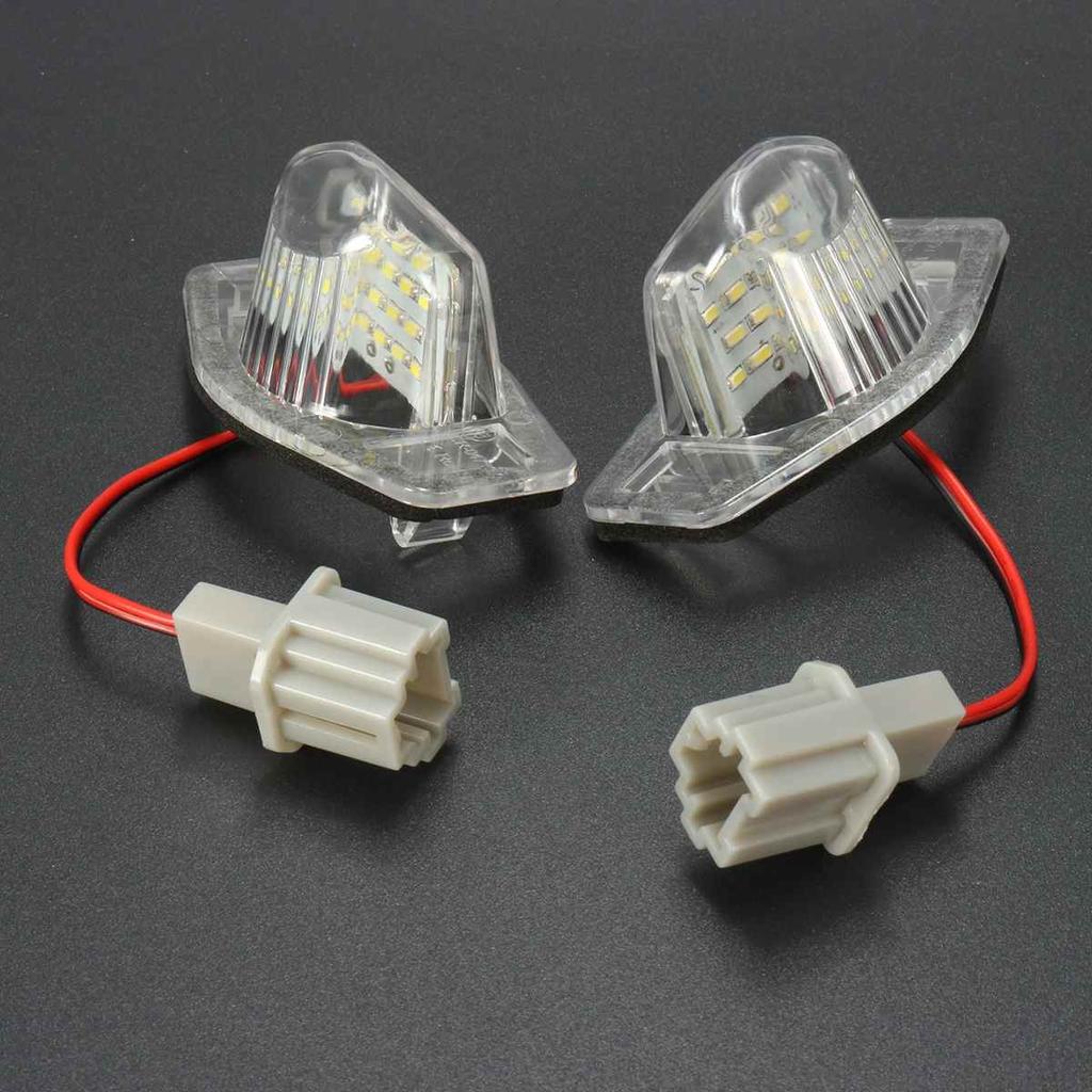 2 шт. безошибочный светодиодный номерной знак автомобиля для Honda Crv для Jazz Crosstour Odyssey Stream Freed Logo Insight HRV FRV