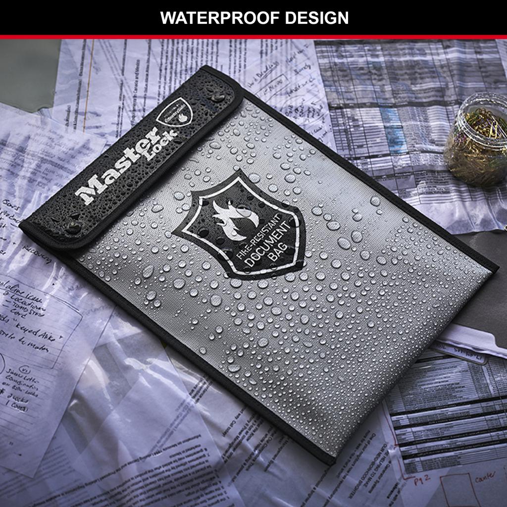Master Lock Fireproof and Water Resistance Bag, A4 Format