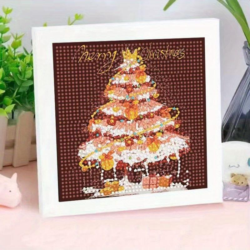 1Pc Christmas Small Gift Diamond DIY Handmade Photo Frame Decorative Painting Material Package