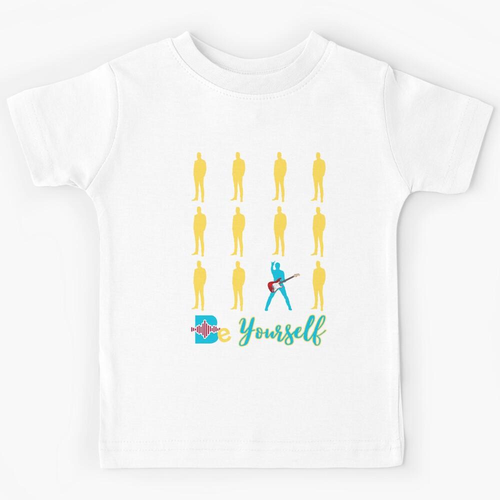 Be Yourself-music lover Kids T-Shirt
