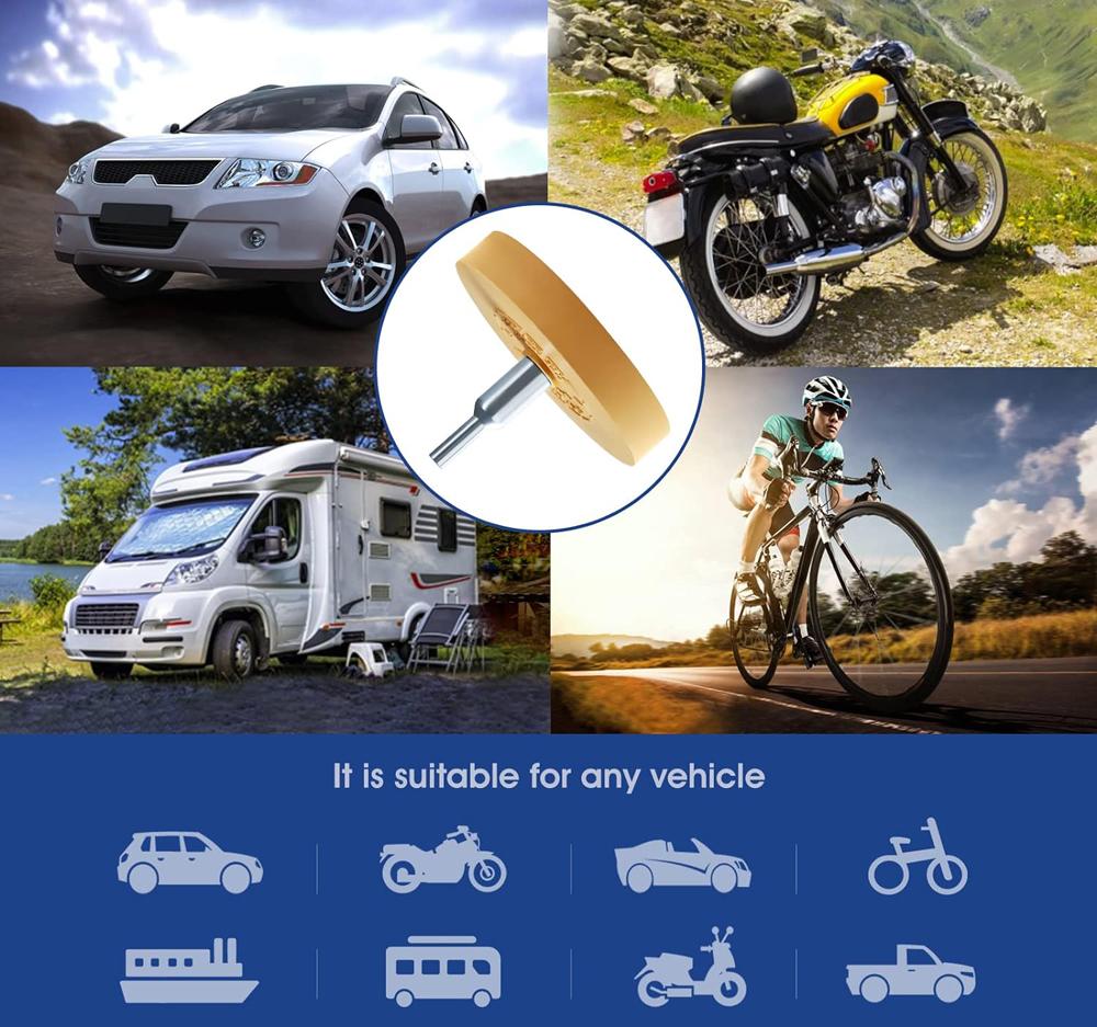 Decal Eraser Wheel Pin Stripe Removal Tool Adhesive Remover Wheel with Pad & Adapter Graphics Removal Tool Eraser