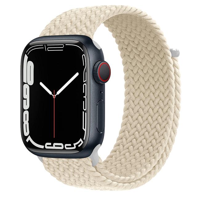 Ремешок для Apple Watch 44 мм 40 мм 45 мм 41 мм 42 мм ultra 49 мм correa Плетеный браслет Solo Loop Apple watch series 7 3 5 se 6 8