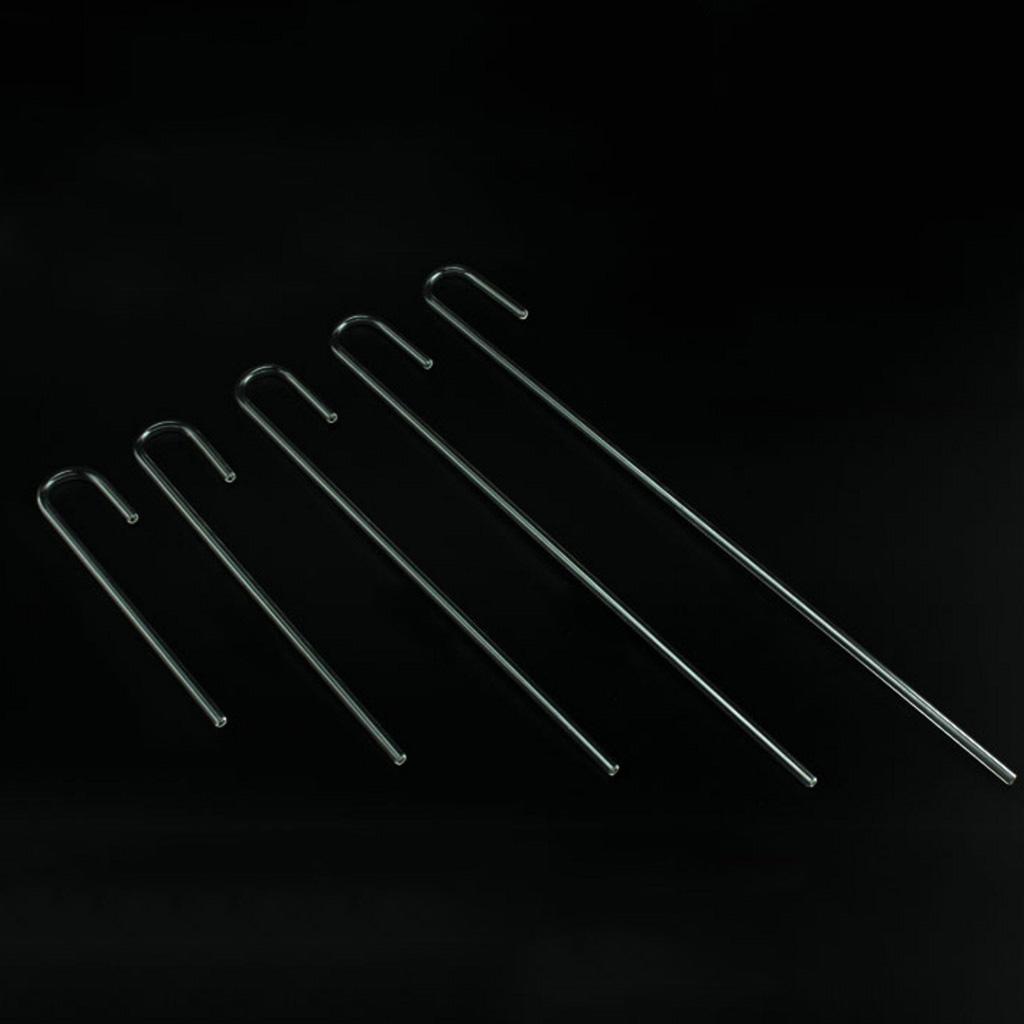 Aquarium Airline Tubing Clear Acrylic Connectors U Shape Fish for Tank Air Tube Transparent Plastic Pipe Various Sizes