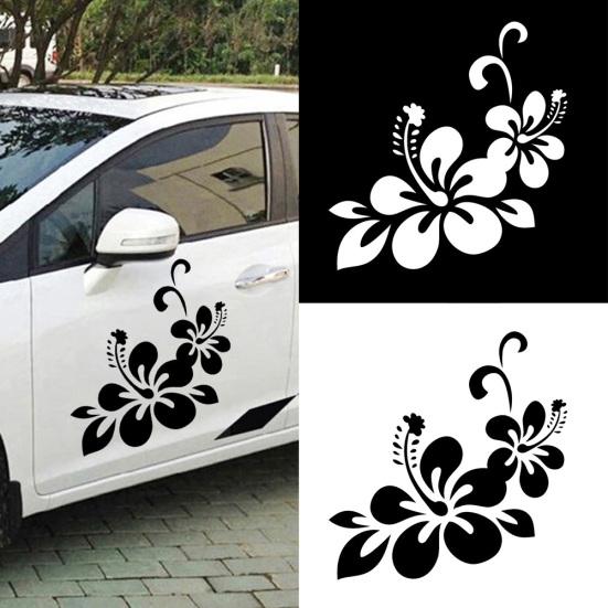 Цветовая Автонаклейка Цветочная Наклейка на Кузов Автомобиля Самоклеящаяся Декорация Окна