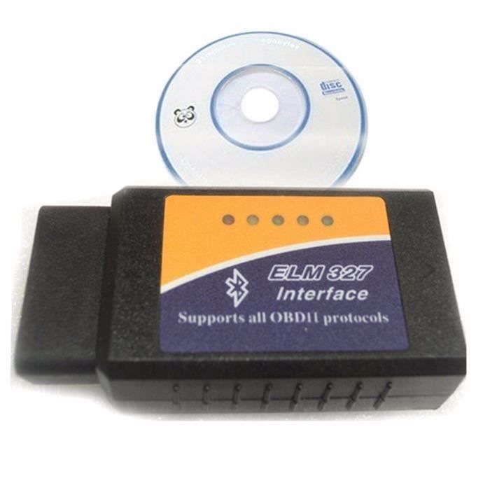Plus Nouveau ELM327 V2.1 Interface Bluetooth OBD2 OBD II Scanner OBD Scan