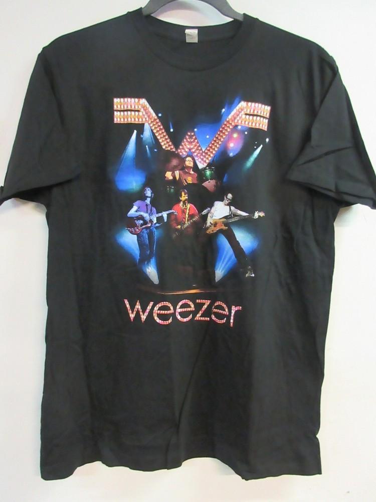 ОФИЦИАЛЬНЫЙ МЕРЧ WEEZER TROUBLEMAKER TOUR ГРУППА КОНЦЕРТ МУЗЫКА Футболка унисекс EXTRA LARGE