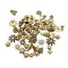 Alloy Bead Caps for Jewelry Making Flower Gold Bead Caps Gold Metal Beads  Home Decoration