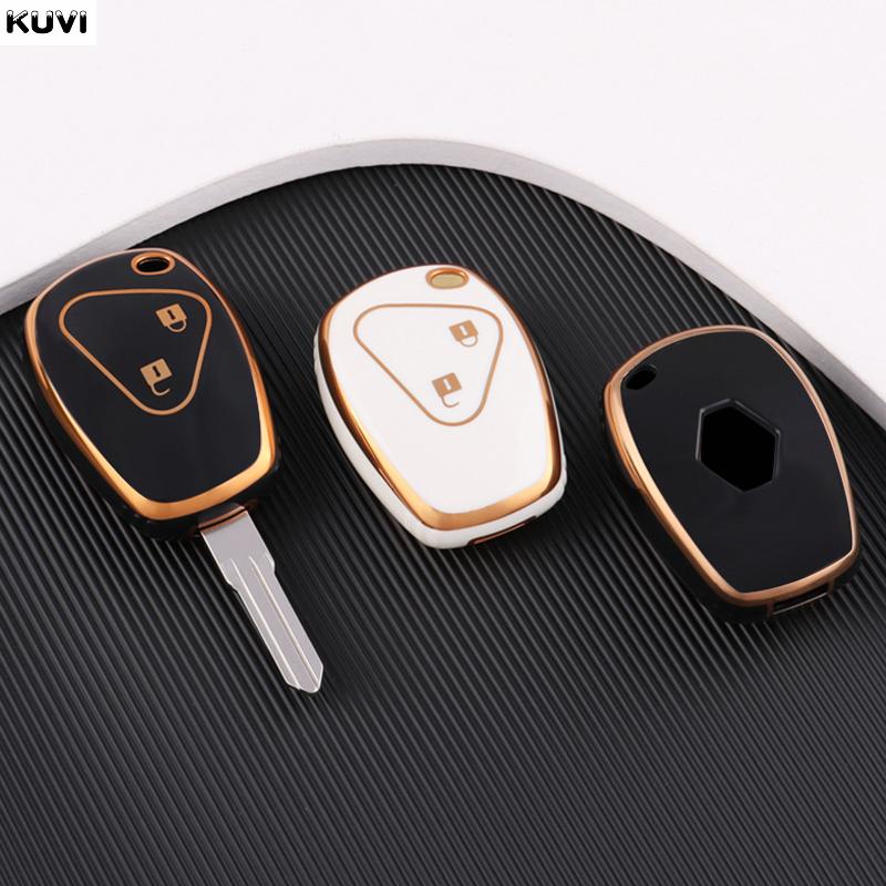 Чехол-футляр из ТПУ для автомобильного ключа Renault Megane Modus Espace Laguna Duster Logan Dacia Sandero Fluence Clio Kango Для Nissan Almera