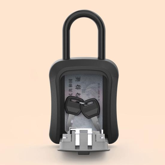 1 комплект ящика для ключей с подвесным крючком. 4-значный пароль. Высокая твердость. Хорошая безопасность. Быстрый сброс. Противоугонный настенный ключ. Безопасный комбинированный замок для дома.