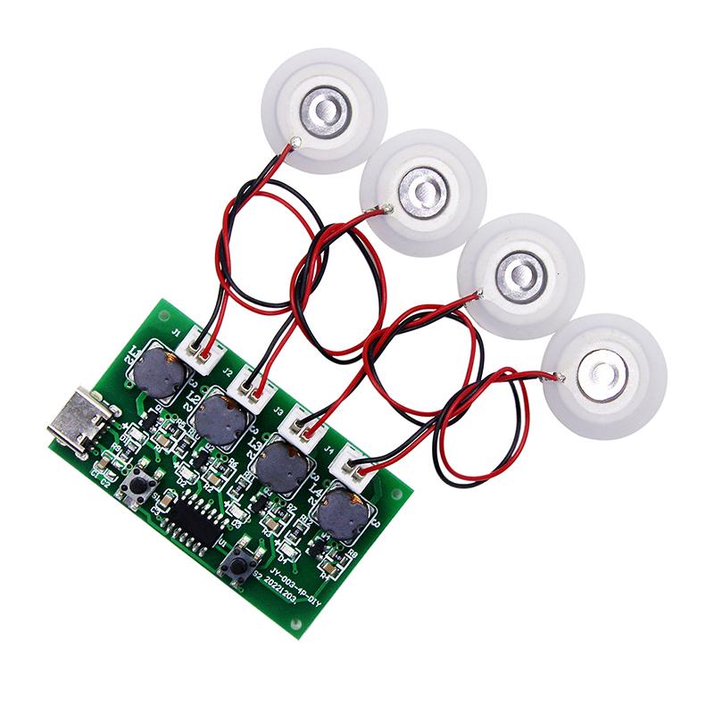 Генератор тумана и плата драйвера 4 распылительные пленки распылителя колеблющиеся 1/5 шт. DC5V Type-C мини-увлажнитель