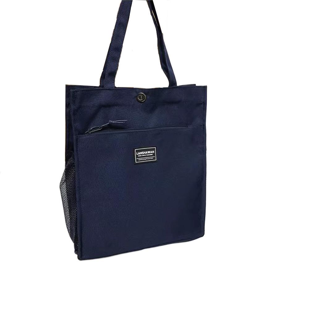 Large Capacity Male Commuting Tote Bag Casual Portable File Bag Stylish Lightweight Handbag  Travel