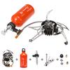 Lixada Outdoor Camping Multi Fuel Oil Stove with 500ml Gasoline Fuel Bottle and 9-Plate Camp Stove