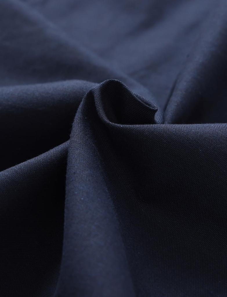 SUIMIN CARE Сделано в Японии Оксфорд Однотонный Большие размеры LL Мужская пижама, Пряжа-окрашенный 100% хлопок, Цвет, Рукав, Весна/Осень, M, L, (LL, ВМС)