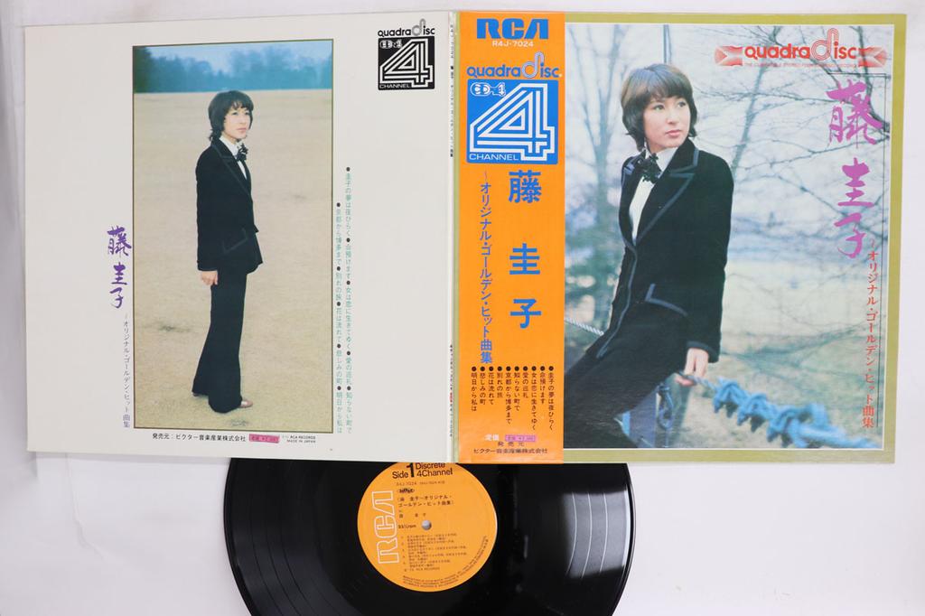 Виниловая пластинка KEIKO FUJI Оригинальные Золотые Хиты R4J7024 RCA 1973 Япония Обложка-Оби Японская Энка Традиционная Б/у