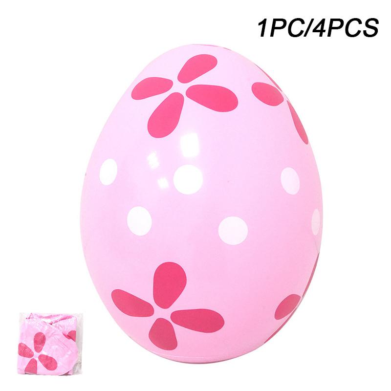 1PC Inflatable Easter Eggs Easter Toys Egg Decoration Inflatable Patio Decoration Eggs Pvc Easter Inflatable Eggs Multi-Style