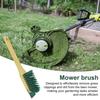 Щетка для газонокосилки Компактный размер Деревянная ручка Щетка для чистки Аксессуар для газонокосилки Щетка Инструмент для удаления травы и грязи