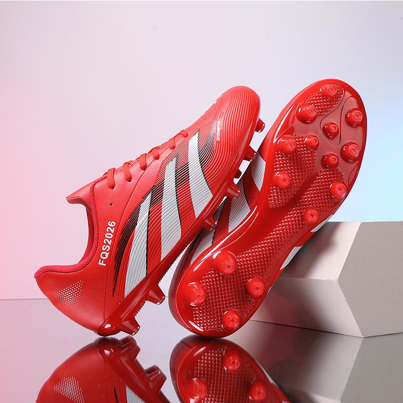 Football Shoes Men'S And Women'S Spike Sneakers Children'S Teenagers' Students' Broken Nails Competition Grass Training Shoes