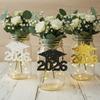 DIY Design Hanging Decoration Table Center Vase Paper Pendant Paper Hanging Sign  Festive Party