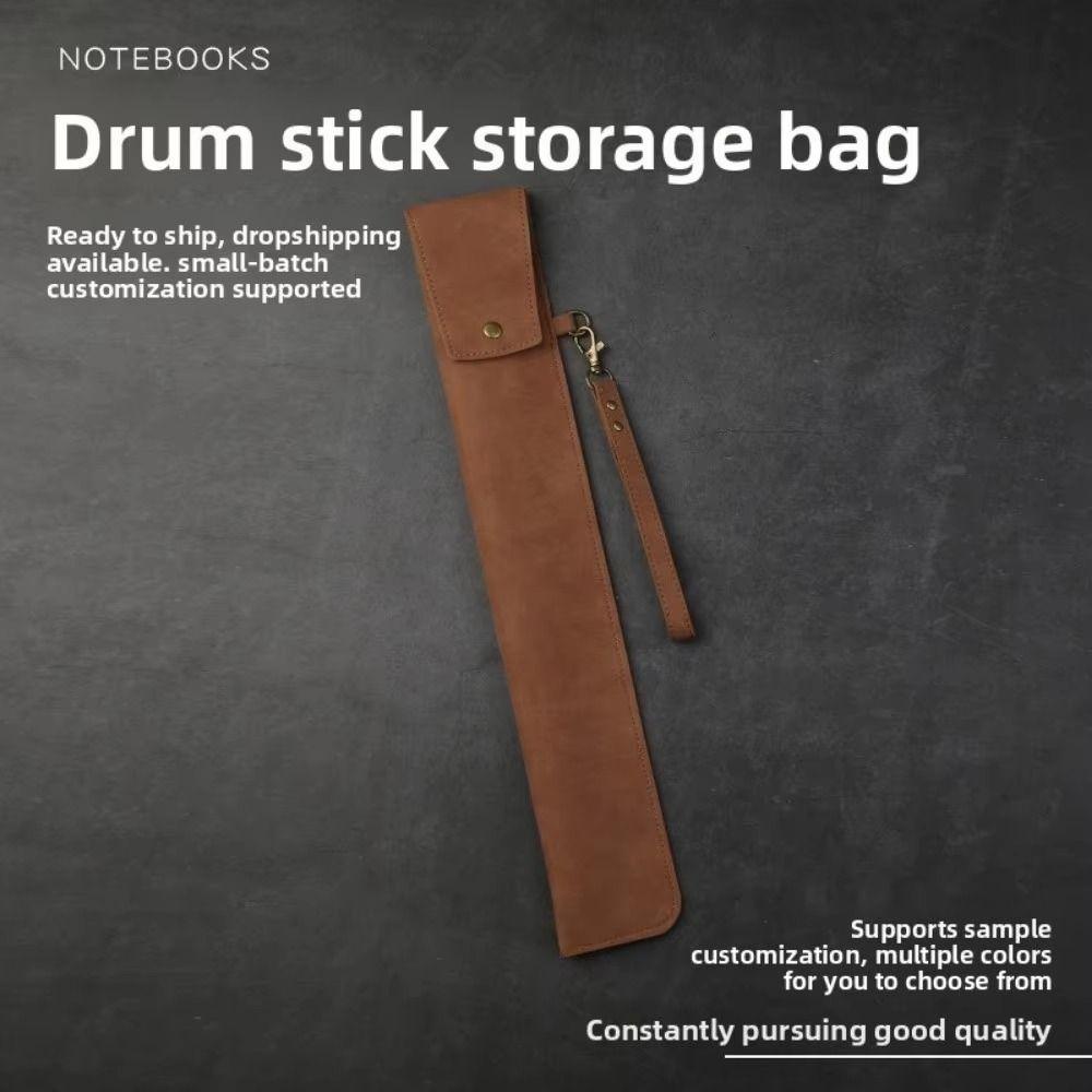 Waterproof Drumstick Storage Bag Portable Handle Drumstick Holder Personalized Instrument