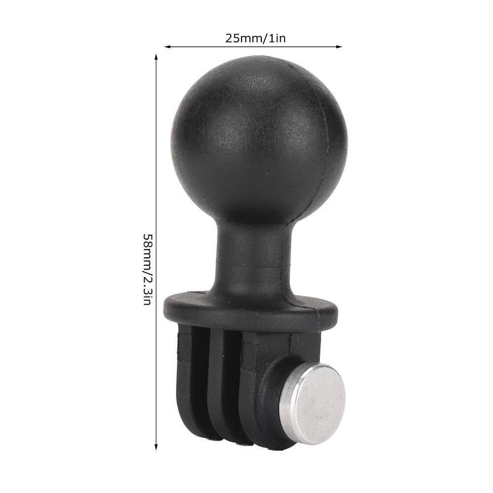 With 1/4in Screw Sports Camera Ball Adapter Adjustable RAM Camera Ball Head Mount Tripod Ball Head for GoPro 8 7 6 5 4 3/ AKASO