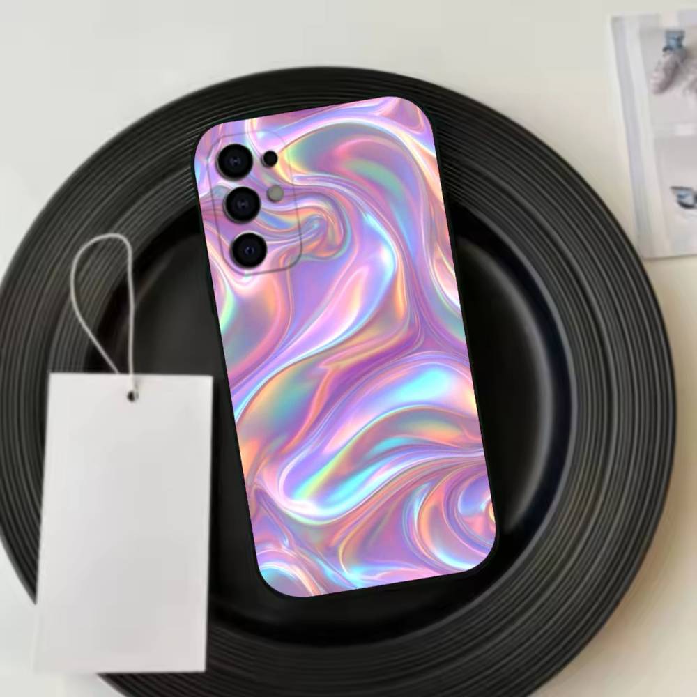 Folds T-Texture Phone Case For Samsung S25,S24,S21,S22,S23,S30,Ultra,S20,Plus,Fe,Lite,Note,10,Black Cover