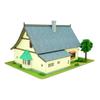 Sankei Studio Ghibli Series Borrower Arrietty House Paper Craft 1/150 Arrietty's MP07-36