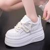 Women 6 CM Platform Sneakers Simple Design Shoes Lace Up Casual Comfortable Shoes Trend Female Outdoor High Quality Sneakers 40